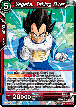 Vegeta, Taking Over