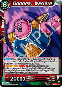 Dodoria, Warfare