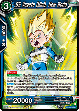 SS Vegeta (Mini), New World