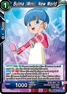 Bulma (Mini), New World