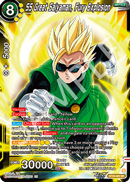 SS Great Saiyaman, Fury Explosion