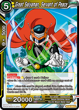 Great Saiyaman, Servant of Peace