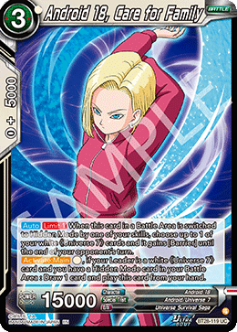 Android 18, Care for Family