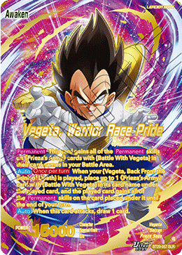 Vegeta, Warrior Race Pride