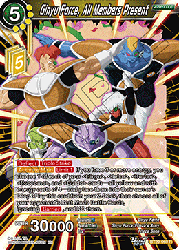 Ginyu Force, All Members Present