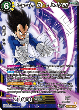 Vegeta, By a Saiyan