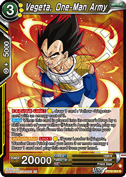 Vegeta, One-Man Army