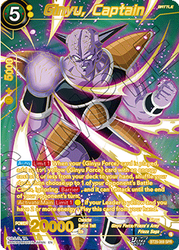 Ginyu, Captain