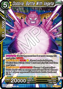 Dodoria, Battle With Vegeta