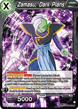 Zamasu, Dark Plans