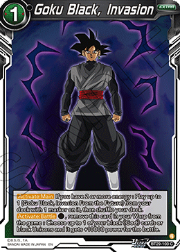 Goku Black, Invasion
