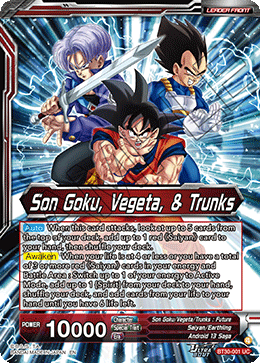 Son Goku, Vegeta, & Trunks