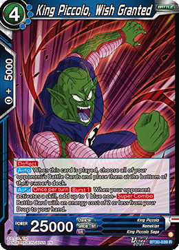 King Piccolo, Wish Granted