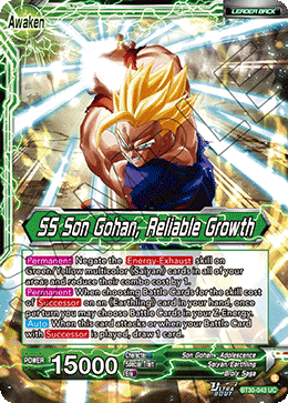 SS Son Gohan, Reliable Growth