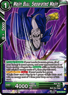 Majin Buu, Separated Majin