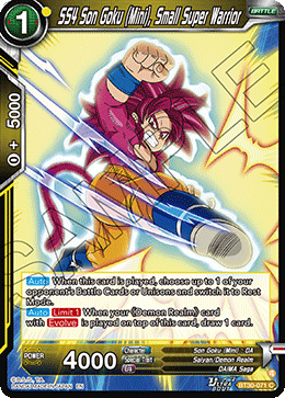 SS4 Son Goku (Mini), Small Super Warrior