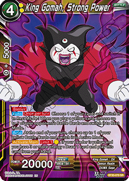 King Gomah, Strong Power