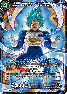 SSB Vegeta, Accepted Fate