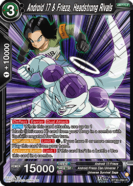 Android 17 & Frieza, Headstrong Rivals