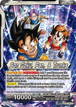 Son Goku, Pan, & Trunks