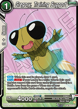 Gregory, Training Support