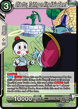 Chiaotzu, Training on King Kai’s Planet