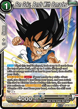 Son Goku, Bonds With Comrades