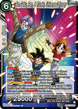 Son Goku, Pan, & Trunks, Universe Odyssey