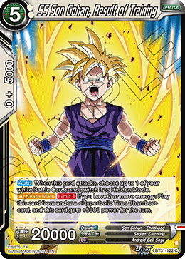 SS Son Gohan, Result of Training