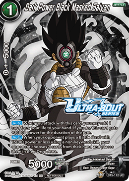 Dark Power Black Masked Saiyan