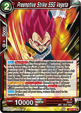 Preemptive Strike SSG Vegeta