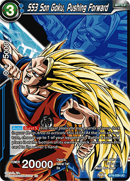 SS3 Son Goku, Pushing Forward