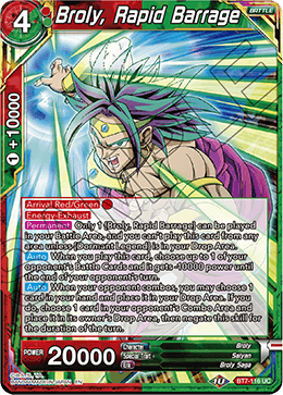 Broly, Rapid Barrage