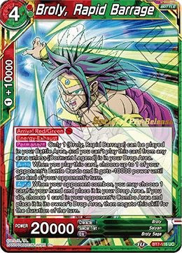 Broly, Rapid Barrage