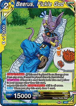 Beerus, Fickle God