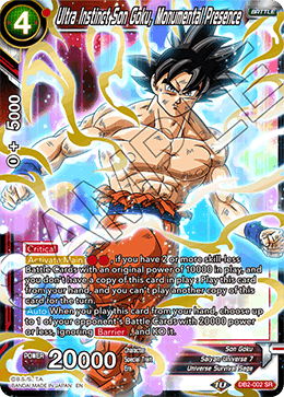 Ultra Instinct Son Goku, Monumental Presence