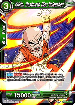 Krillin, Destructo Disc Unleashed