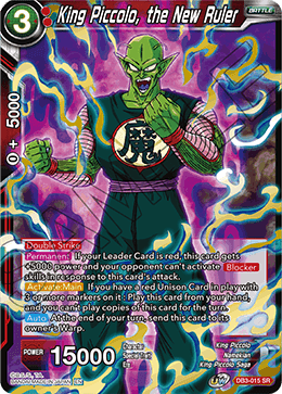 King Piccolo, the New Ruler