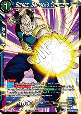 Borgos, Bardock's Crewmate