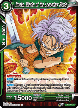 Trunks, Wielder of the Legendary Blade