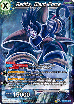 Raditz, Giant Force