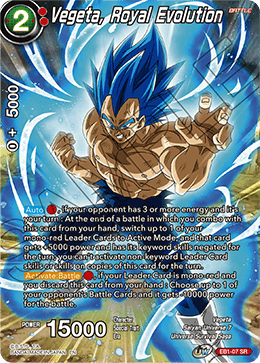 Vegeta, Royal Evolution