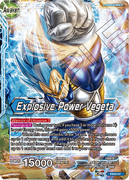 Explosive Power Vegeta