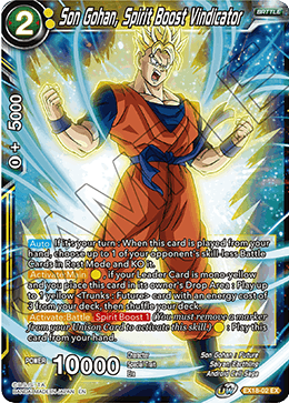 Son Gohan, Spirit Boost Vindicator 