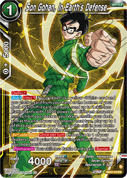 Son Gohan, In Earth's Defense