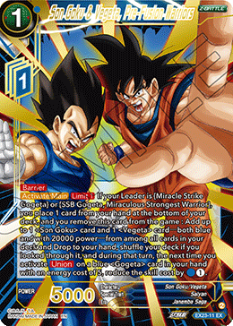 Son Goku & Vegeta, Pre-Fusion Warriors