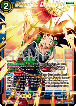 Bardock, Diversion