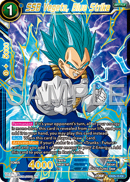 SSB Vegeta, Blue Strike