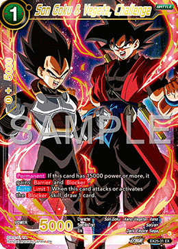 Son Goku & Vegeta, Challenge