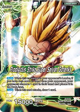 Prodigious Strike Super Saiyan Gotenks